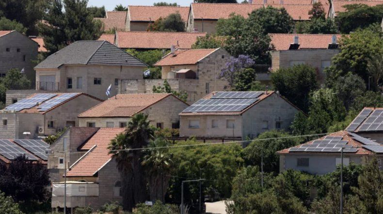 La colonia israelí de Psagot, en Cisjordania ocupada y localizada en la colina de Tawil, adyacente a las ciudades palestinas de Ramala y Al Bireh, en una imagen del 29 de mayo de 2025