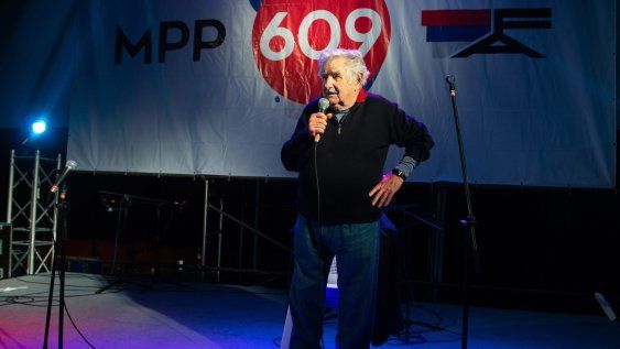 José Mujica, durante un acto del MPP, en 2019 José Mujica, durante un acto del MPP, en 2019