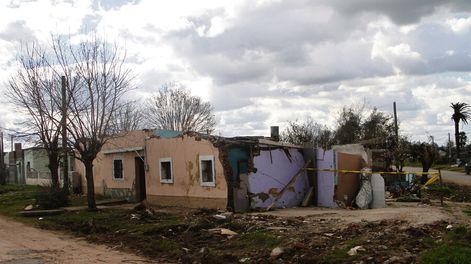imagen de El tornado de Dolores y las consecuencias en el agro
