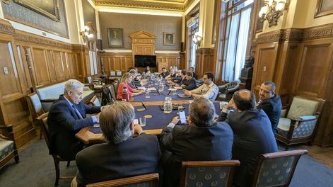 Reunión de la bancada bicameral del Partido Colorado, el 1 de octubre.