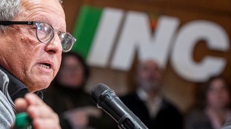 Alejandro Henry en su asunción como nuevo presidente del Instituto Nacional de Colonización