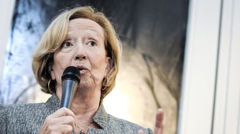 María Julia Muñoz en un evento. Foto: Javier Calvelo / adhocFOTOS