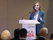 La reina Letizia dio un potente discurso en el acto institucional por el Día de la Salud Mental.