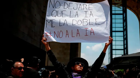 México: protesta de actores de doblaje por falta de regulación y uso desmedido de la IA