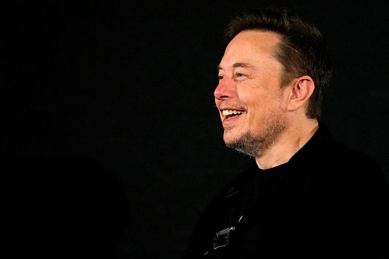 Elon Musk durante una conferencia en Londres, noviembre de 2023