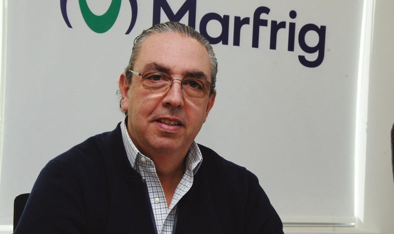 El presidente de la Asociación de la Industria Frigorífica del Uruguay (Adifu) y CEO de Marfrig Uruguay, Marcelo Secco