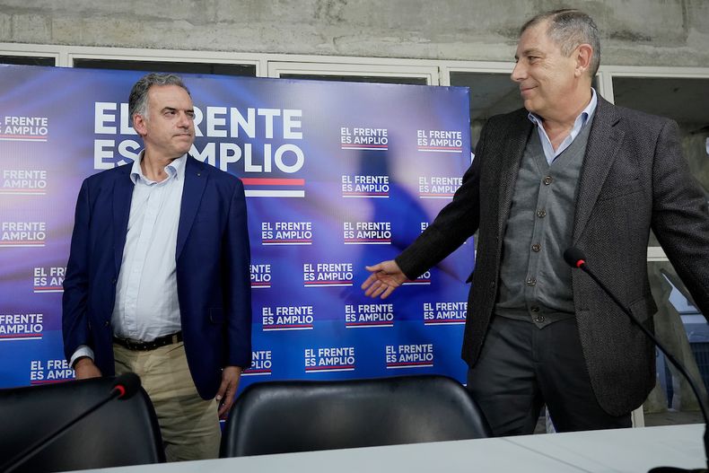 Yamandú Orsi y Gabriel Oddone