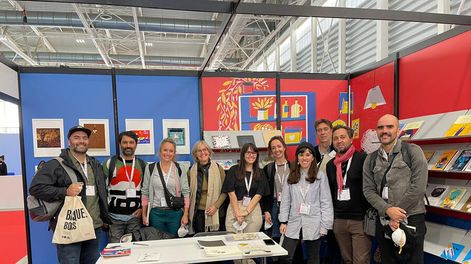 Búsqueda | Delegación de Uruguay: ilustradores y profesionales del libro. Foto Cortesía MEC