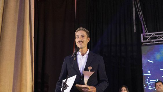 El deportista premiado Felipe Klüver