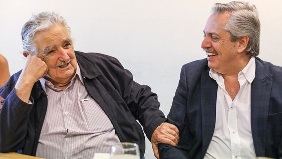 José Mujica y Alberto Fernández. Foto: AFP. José Mujica y Alberto Fernández. Foto: AFP.