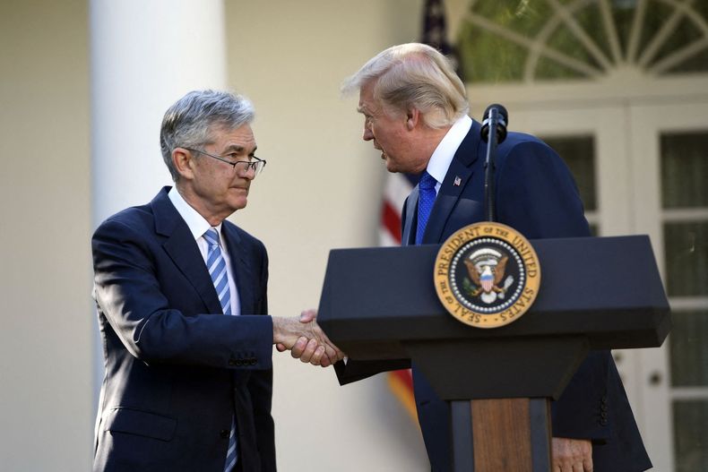 Trump, en su primera estadía en la Casa Blanca, cuando promovió a Powell como presidente de la Fed