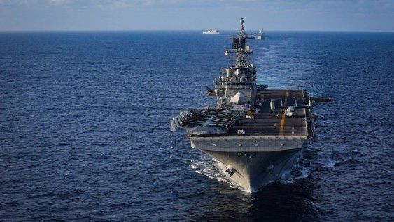 Buque USS Iwo Jima en el Caribe Buque USS Iwo Jima en el Caribe