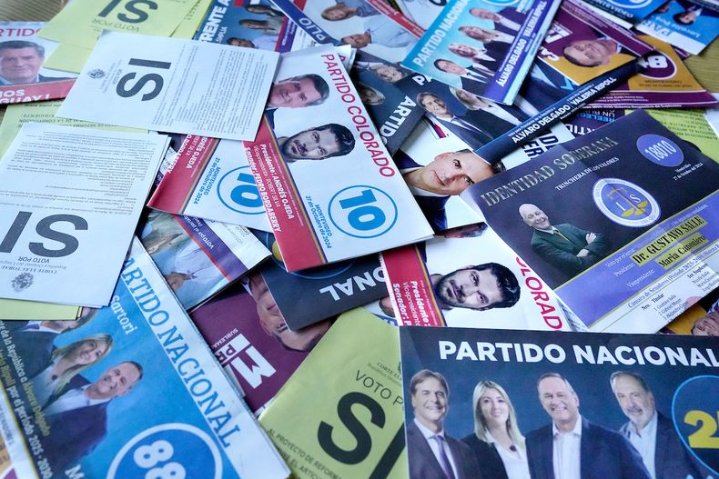 Listas partidarias para las elecciones del 27 de octubre en Uruguay