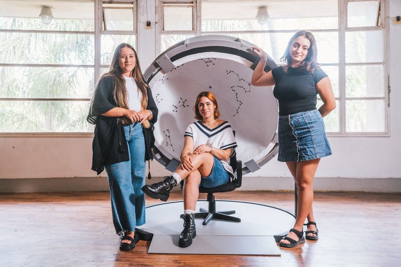 Lucía Martínez, Emiliana Abbate y Sofía Rey, creadoras de Arathe.