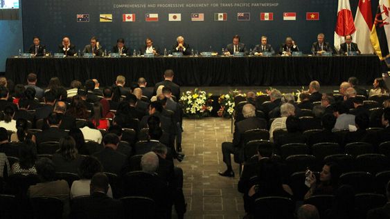 Reunión de creación del Tratado Integral y Progresista de Asociación Transpacífico, Chile 2018. Foto: AFP