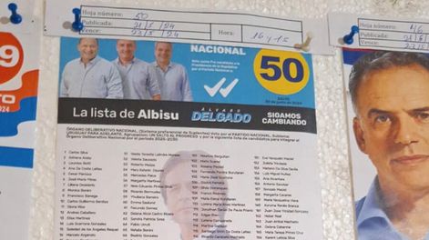 Lista 50 de Albisu en Salto