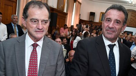Guido Manini Ríos y Daniel Salinas