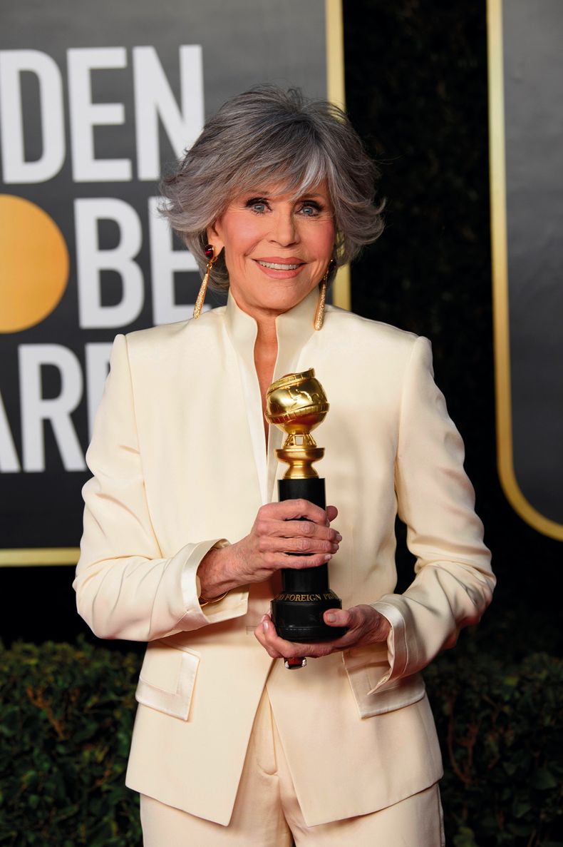 Jane Fonda fue galardonada con el premio Cecil B. DeMille a la trayectoria.