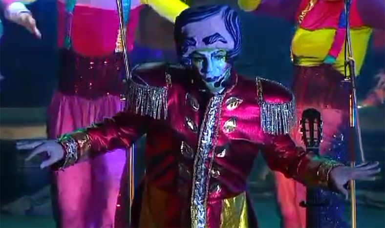 Fructuoso Rivera en la actuación de La Gran Muñeca 2025