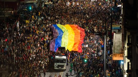 Marcha por la Diversidad en Montevideo