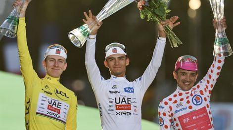 La gran revelación del Tour de France fue el mexicano Isaac del Toro, el primero de su país en llegar al podio de la carrera.