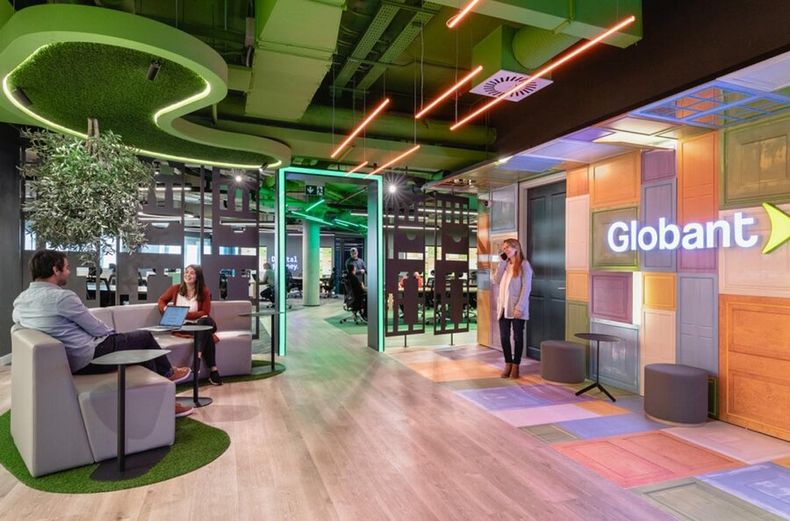 Globant, una startup que radicó en Montevideo una oficina potente. Foto: Globant