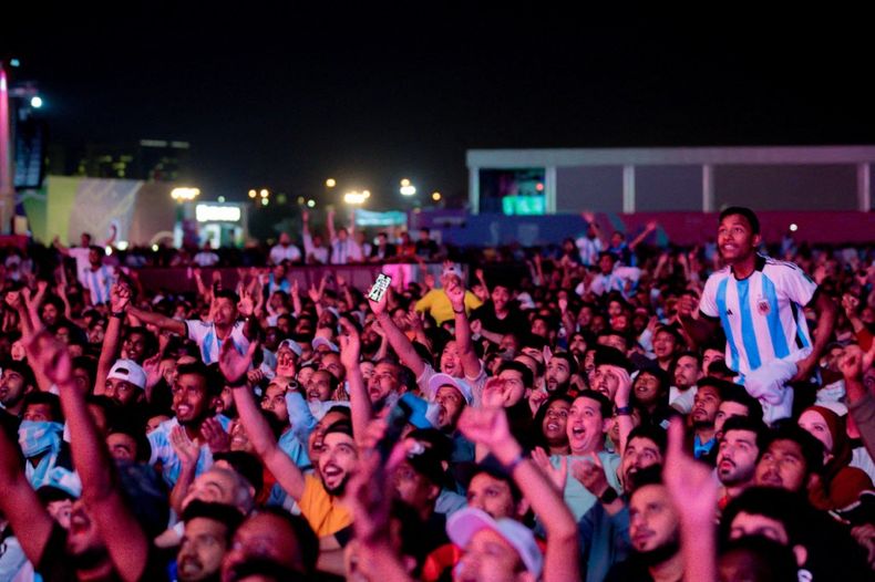 FIFA Fan Festival en Al Bidda Park, Catar (2022).&nbsp;