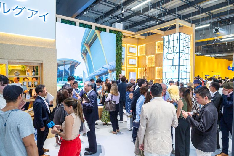 Stand de Uruguay en la Expo Osaka 2025