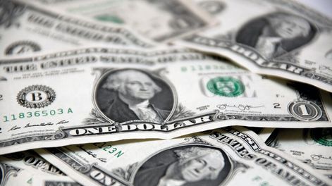 Billetes de dólares.