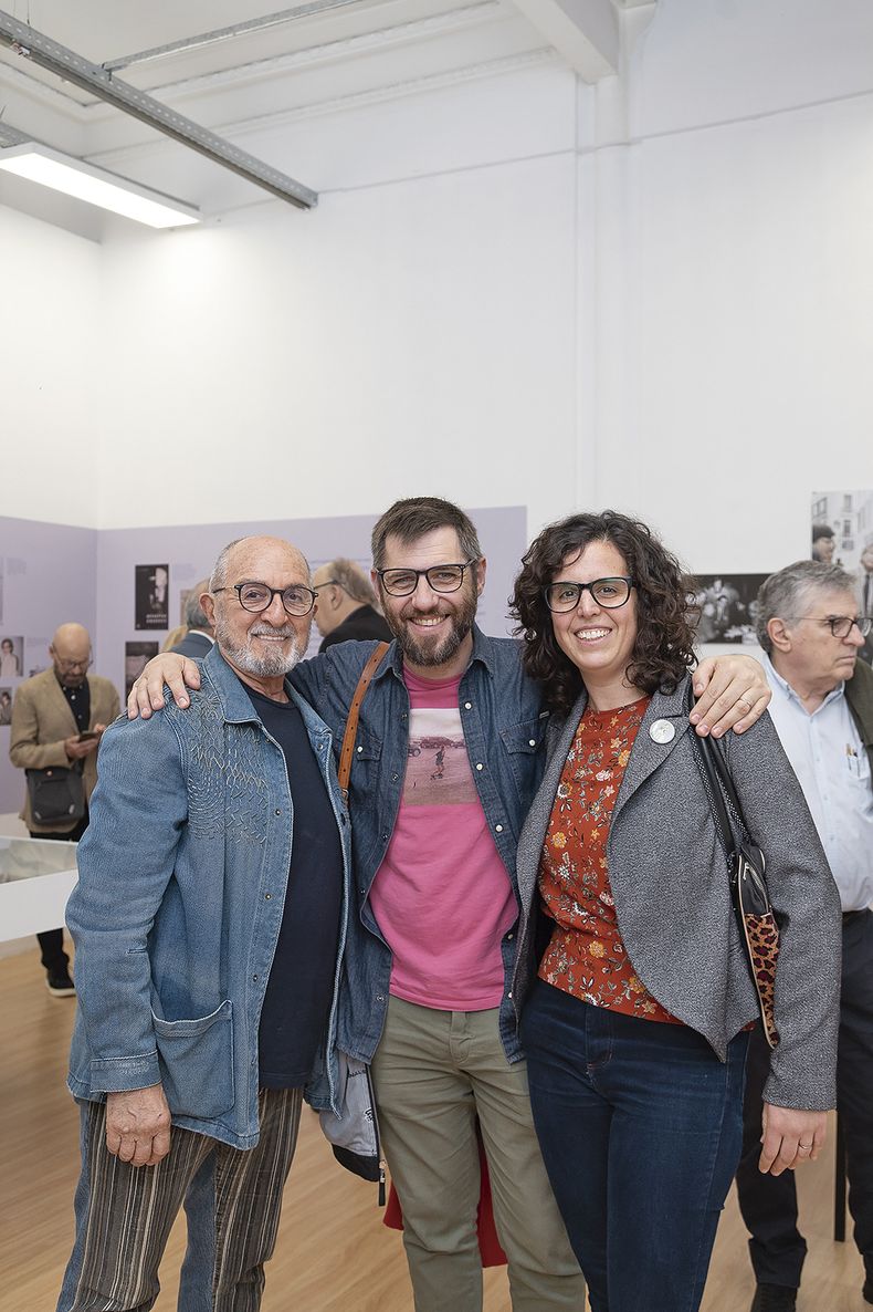 Cesar Garciía Castro, Jorge Faruelo y Genoveva Malcuori