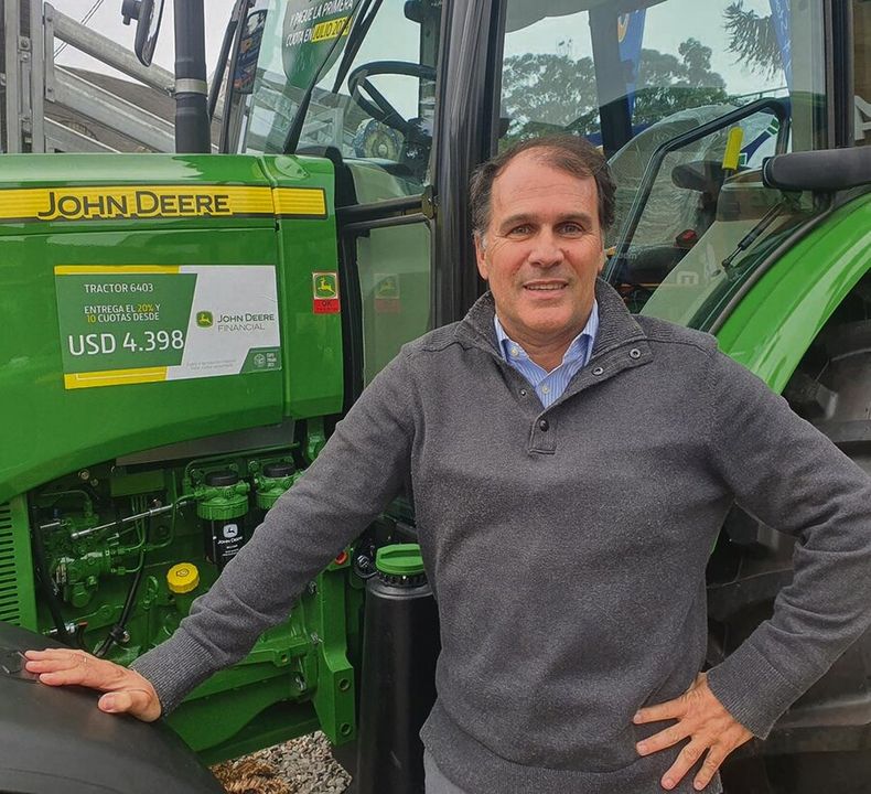 El director de Interagrovial, Julio Blanco, en la reciente edición de la Expo Prado. Foto: Agro de Búsqueda