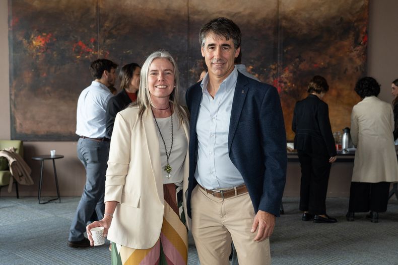 Pilar Perrier y Francisco Bonino
