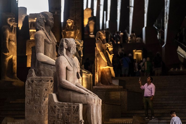 El Gran Museo Egipcio abrió sus puertas el pasado 16 de octubre, en Guiza, Egipto