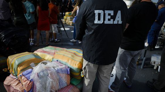 Oficiales de la DEA. Foto: AFP Oficiales de la DEA. Foto: AFP