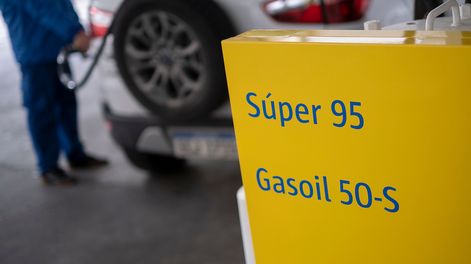 Una estación de servicio. 