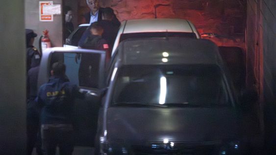 Gustavo Penadés en el Juzgado de Juan Carlos Gomez.&nbsp;