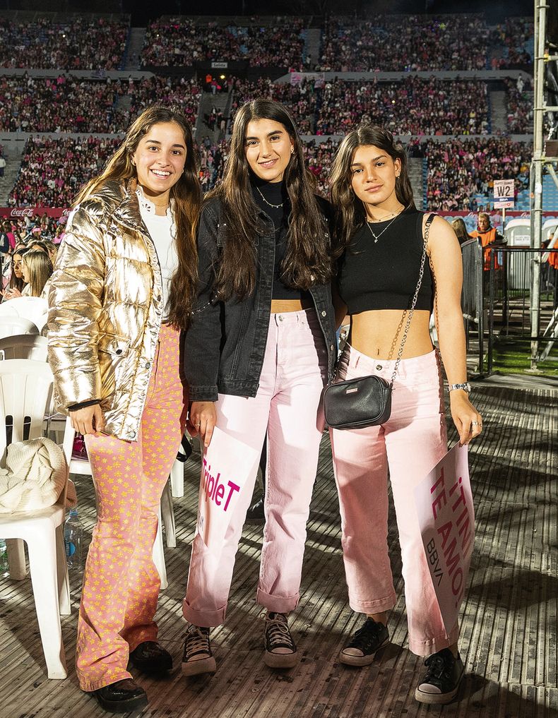 Constanza Gregorio, Guadalupe Velazco y Luisina Garay