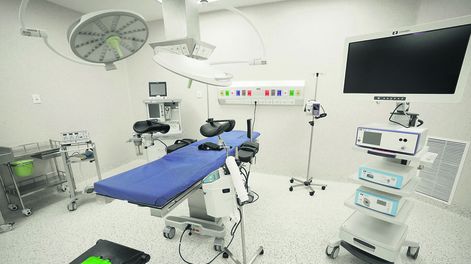 Uno de los dos blocks quirúrgicos del Hospital del Cerro. Foto: Javier Calvelo / adhocFOTOS