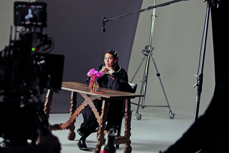 La diseñadora Simone Rocha.
