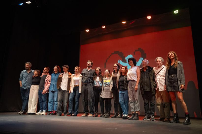 Autoridades de la Sala Verdi y artistas durante el lanzamiento de la programación 2026.