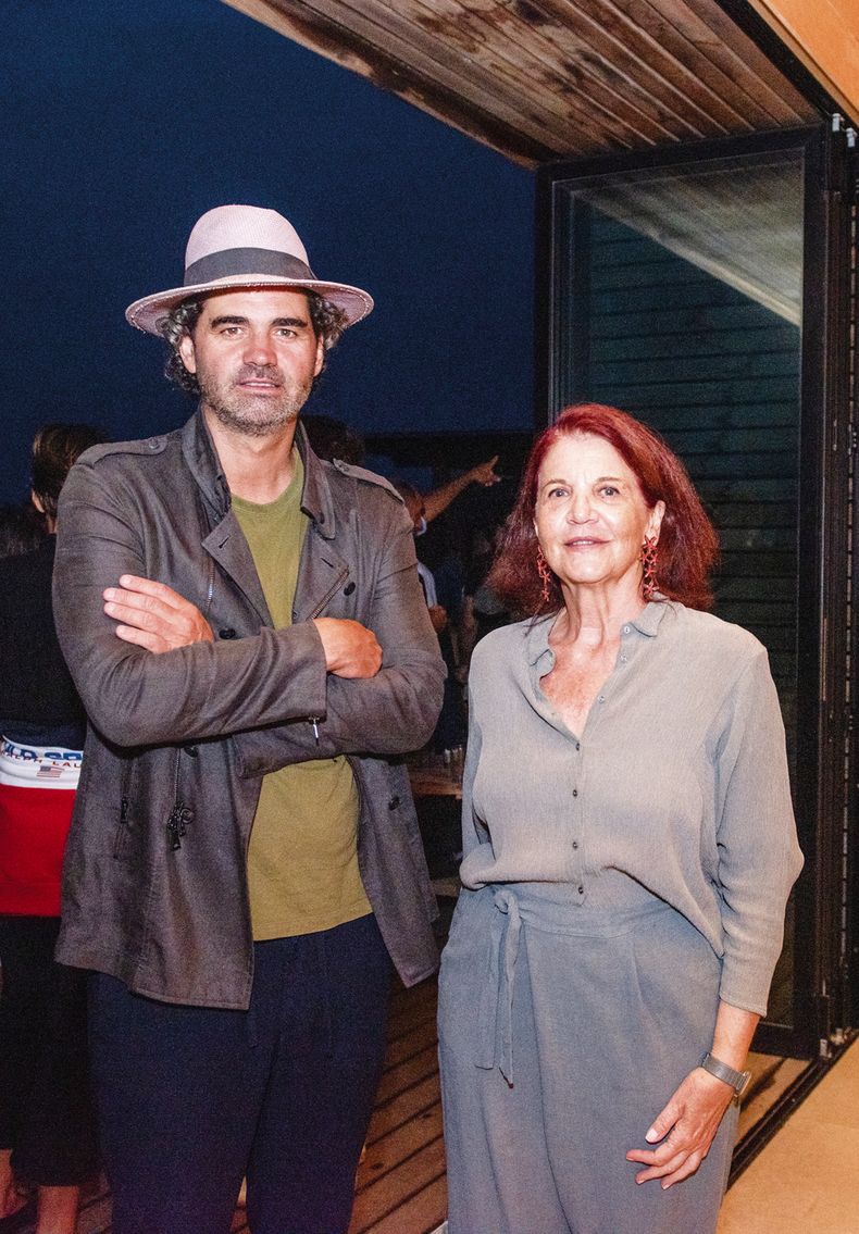 El guionista y director Armando Bó con Susie Surani