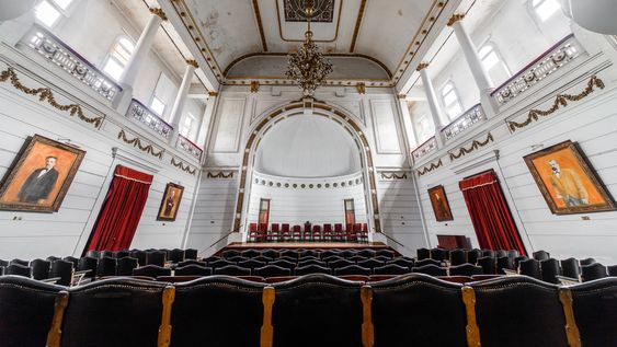 Salón de actos de la Facultad de Medicina. Salón de actos de la Facultad de Medicina.