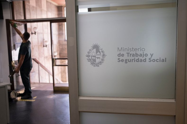 Sede del Ministerio de Trabajo y Seguridad Social, en la Cuidad Vieja.