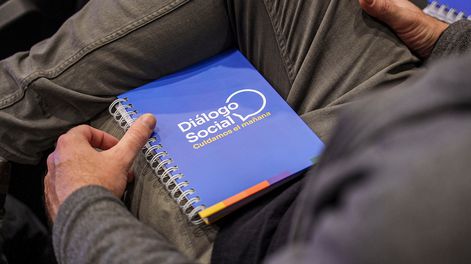 Uno de los eventos de discusión en torno al Diálogo Social, en julio de 2025.&nbsp;