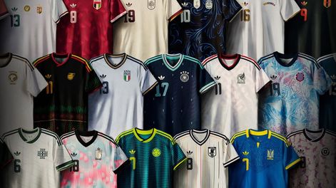 Camisetas alternativas de Adidas para la Copa del Mundo.&nbsp;