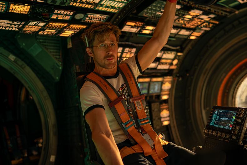 Ryan Gosling en una escena de Proyecto Fin del Mundo.