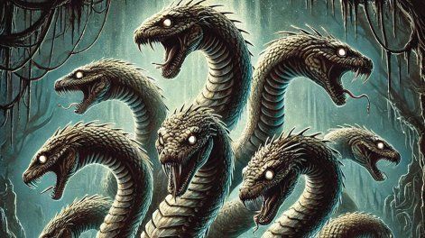 Hidra de Lerna, el símbolo más claro de la antifragilidad; por cada cabeza que se le cortaba le nacían dos más