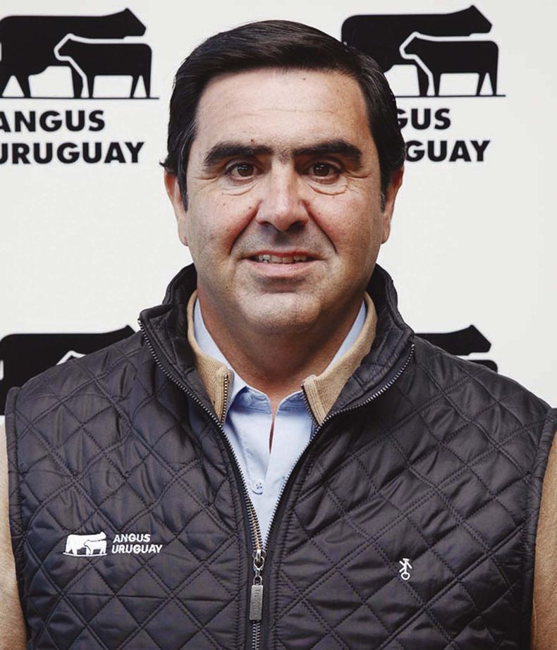 El presidente de Angus Uruguay, Juan Pablo Pérez Frontini