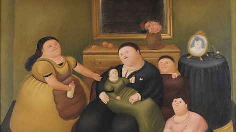 Búsqueda | El viudo, 1968, ubicado en el Malba. Foto: Fernando Botero