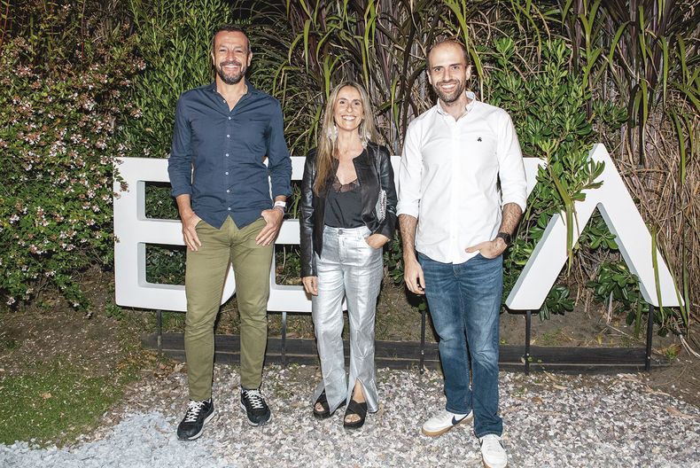 De BBVA: director comercial Luis Foix, directora de Comunicación Carolina Gianola y el director de Client Solutions Franco Cinquegrana